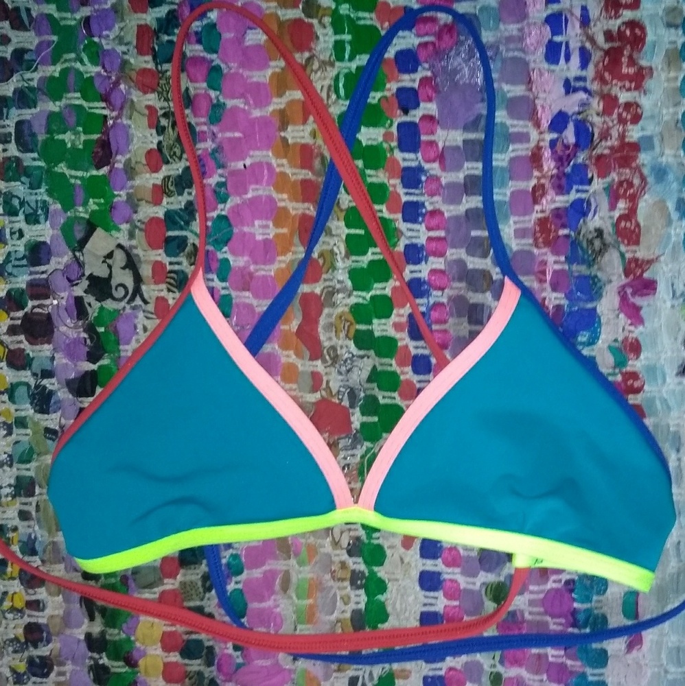 JOLYN multicolor triangle top